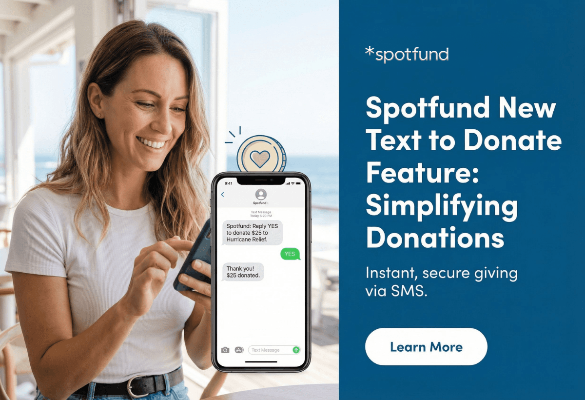 Spotfund New Text to Donate Feature: Simplifying Donations